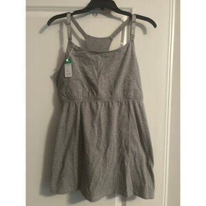 NWT Suiek Gray Nursing Cami Adjustable Straps Cotton/Spandex Size XL